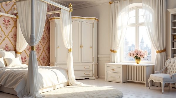 Créer une chambre de rêve avec du papier peint princesse