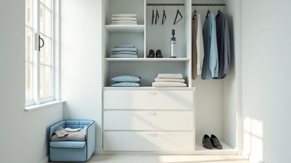 Optimisez votre rangement avec des kits dressing faciles à monter